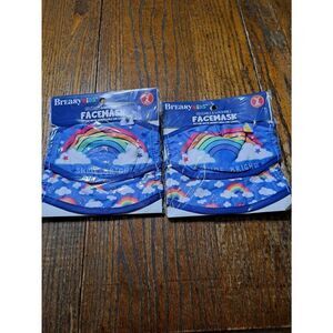 New 4 Breasy Kids Reusable Washable Fitted with Adjustable Ear Loops Facemask